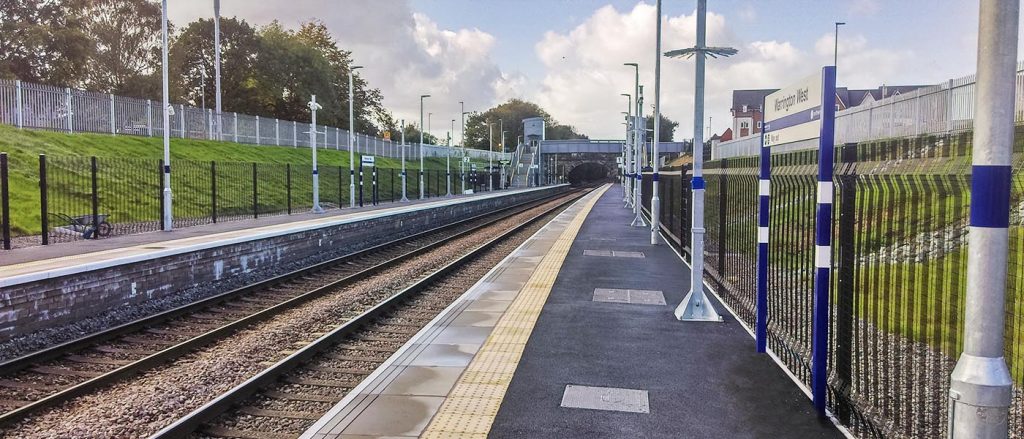 Railway Platform Construction, Warrington West | APB Group Ltd